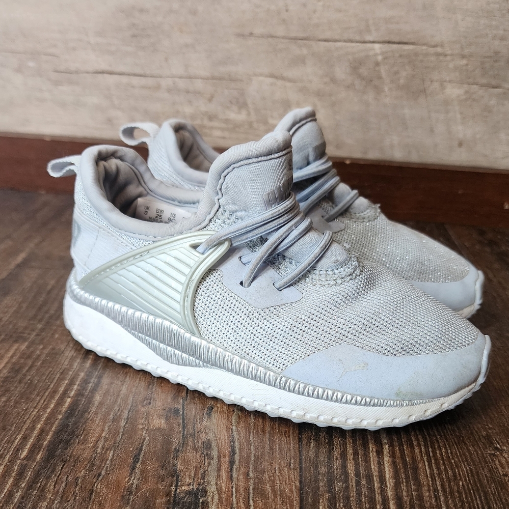 Puma Toddler Girls Grey Sparkle Sneakers